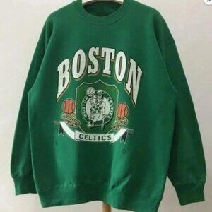 Boston Celtics Shirt Sweatshirt Boston Basketball Sweater Shirt Vintage Style